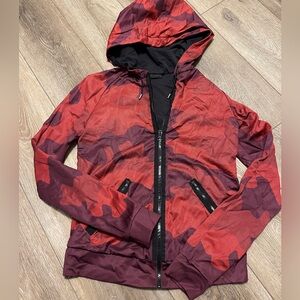 Ultracor Frequency Women’s Red Camo Zip Up Jacket Hoodie ~ Size: 4